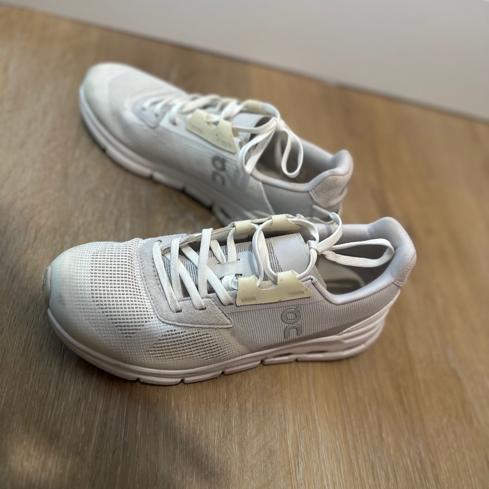On cloud shoes